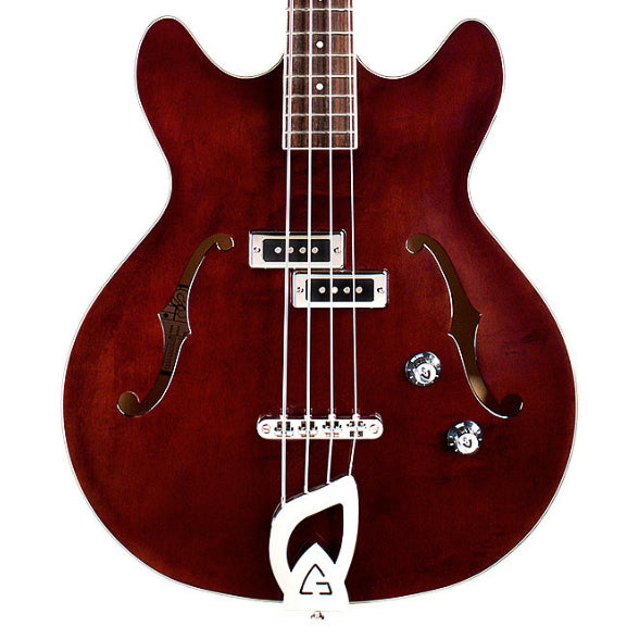 Guild Starfire I Electric Bass (Short Scale, Hollow Body, Vintage Walnut)