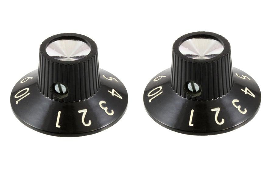 All Parts Amp Knobs - Set of 2 (Black)