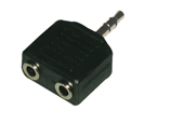 Adaptor 2 x Minijack (F) to 1 x Minijack (M) (RP965)
