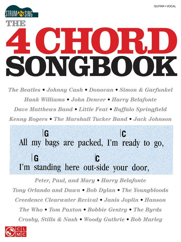 4 Chord Guitar Songbook Strum & Sing