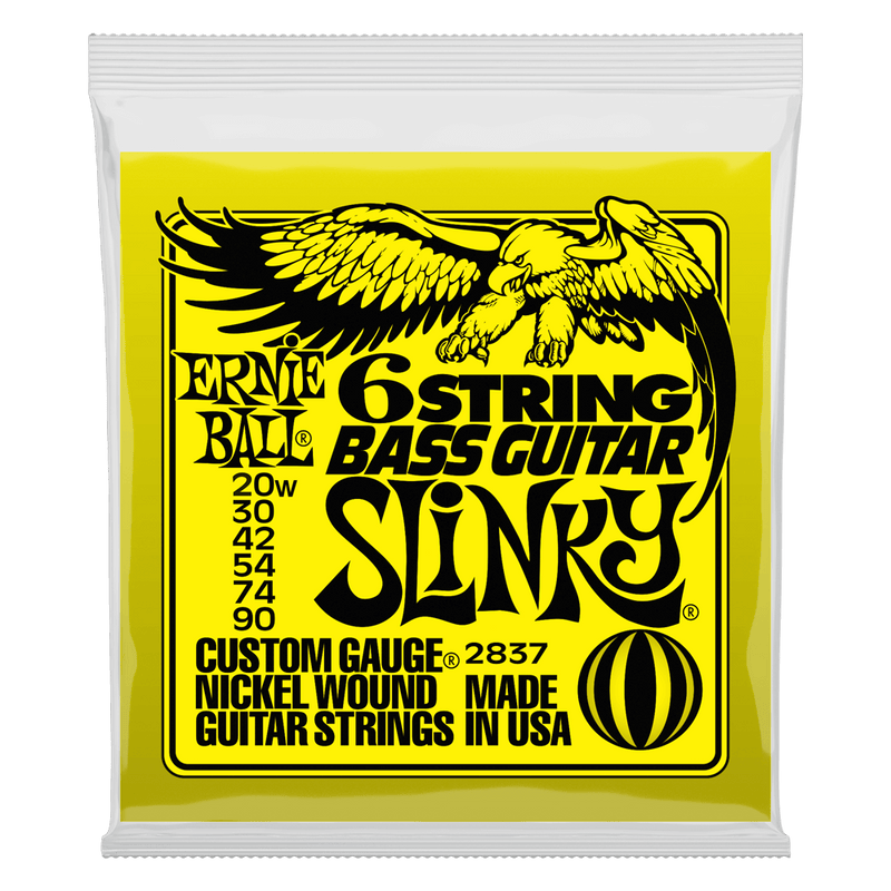 Ernie Ball Slinky Nickel Wound 6-String Baritone / Bass VI Strings (20-90)