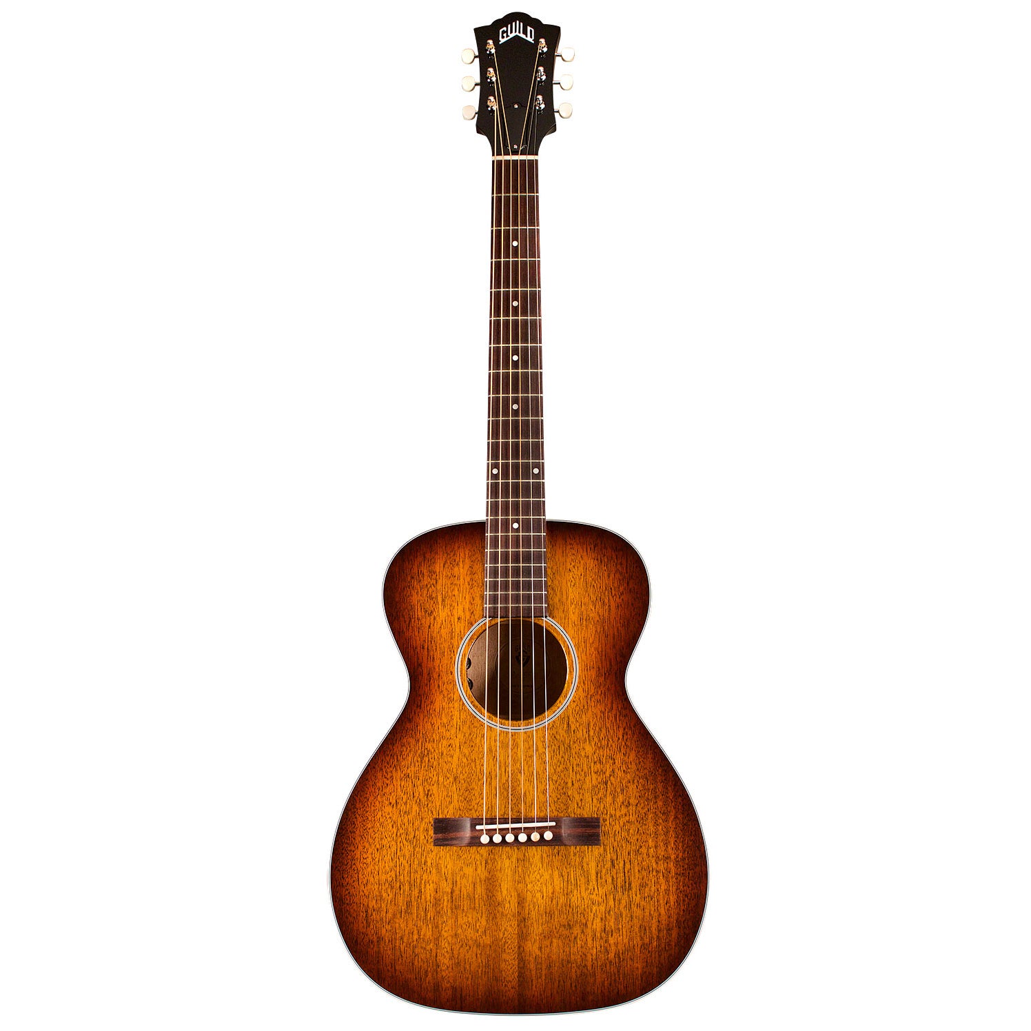 Guild USA M-25E Concert Acoustic (Mahogany, LR Baggs Pickup, California Burst, HSC)