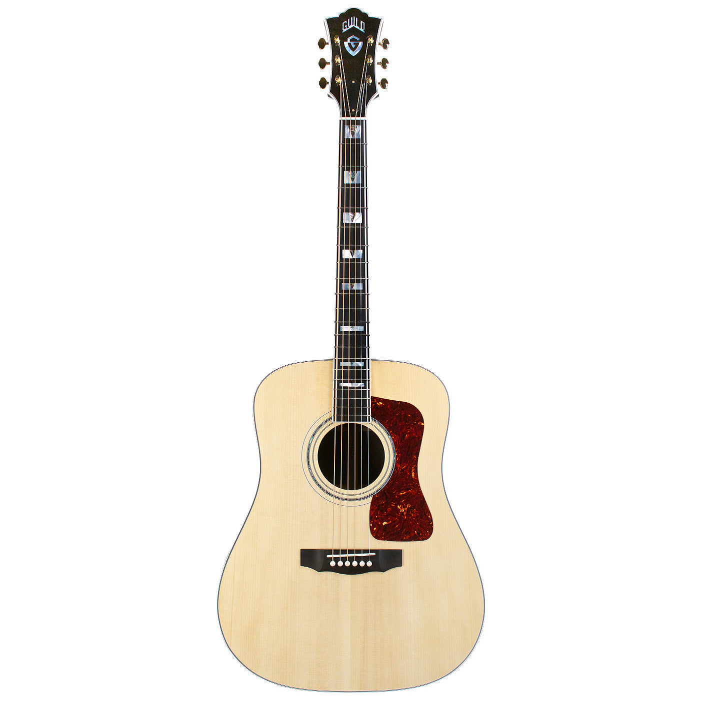 Guild USA D-55 Dreadnought Acoustic (Spruce/Rosewood, Natural, HSC)