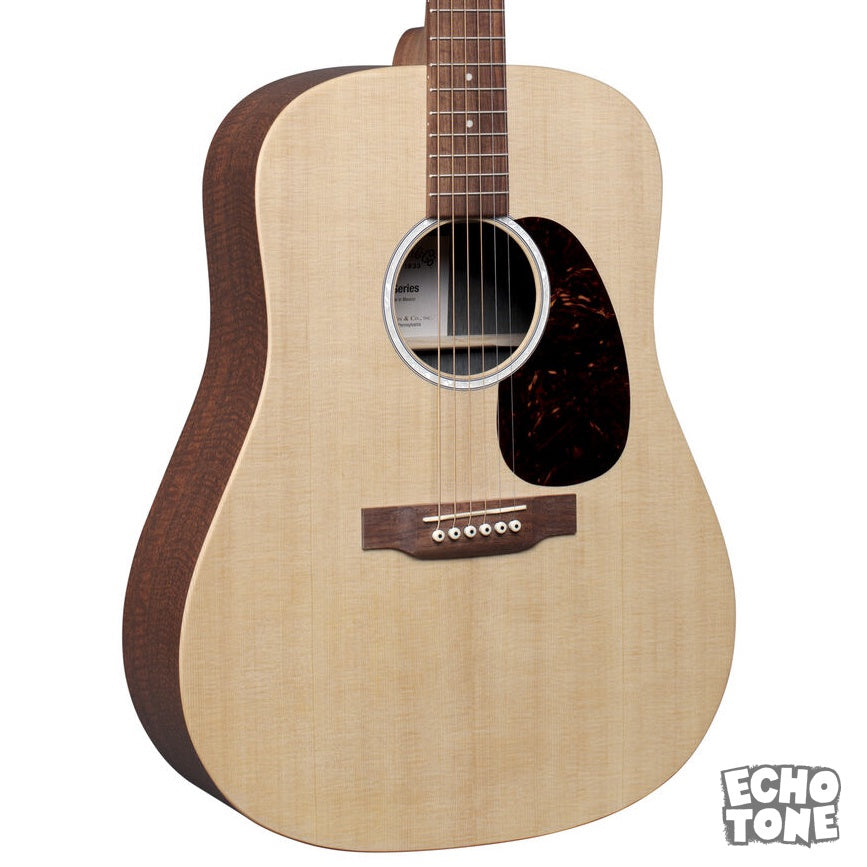 Martin D-X2E Dreadnought Acoustic (Mahogany Back & Sides, Pickup & Gig Bag)