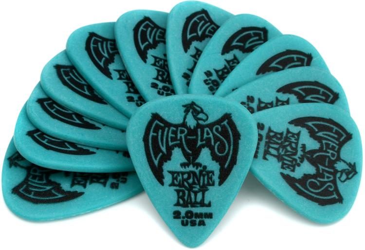 Ernie Ball Everlast Picks (Pack of 12)