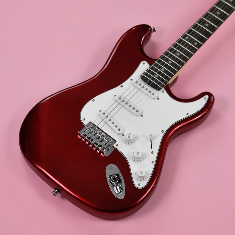 SX 3/4 Standard Series  Electric Guitar Pack  (Candy Apple Red)