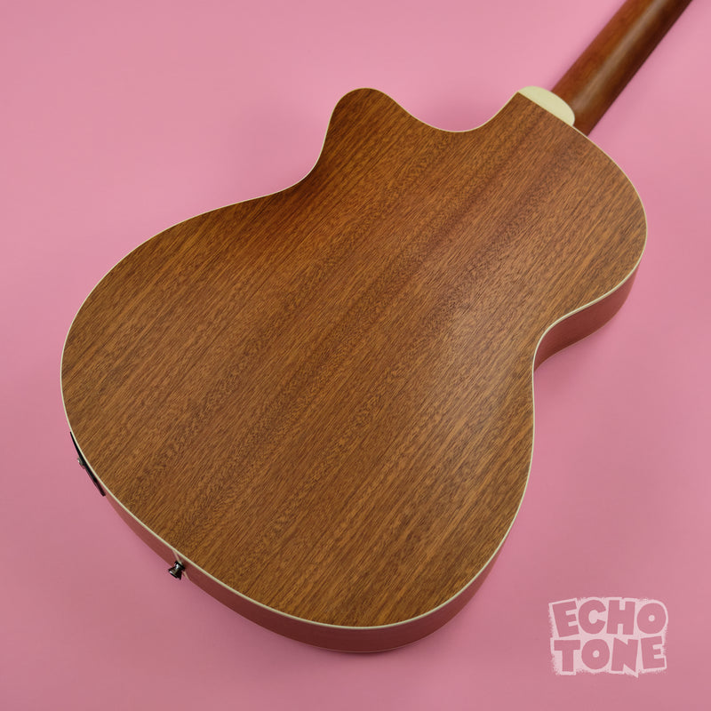 Guild OM240CE Orchestra Model Cutaway Acoustic Guitar (Natural Satin)