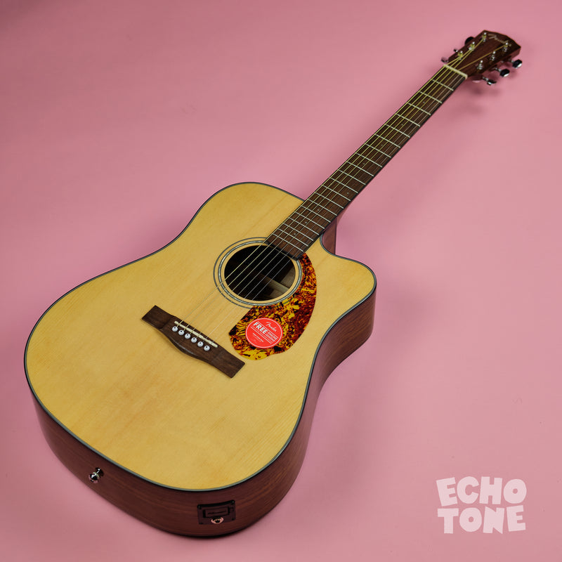 Fender CD-140SCE Dreadnought Acoustic (Pickup, Cutaway & HSC)