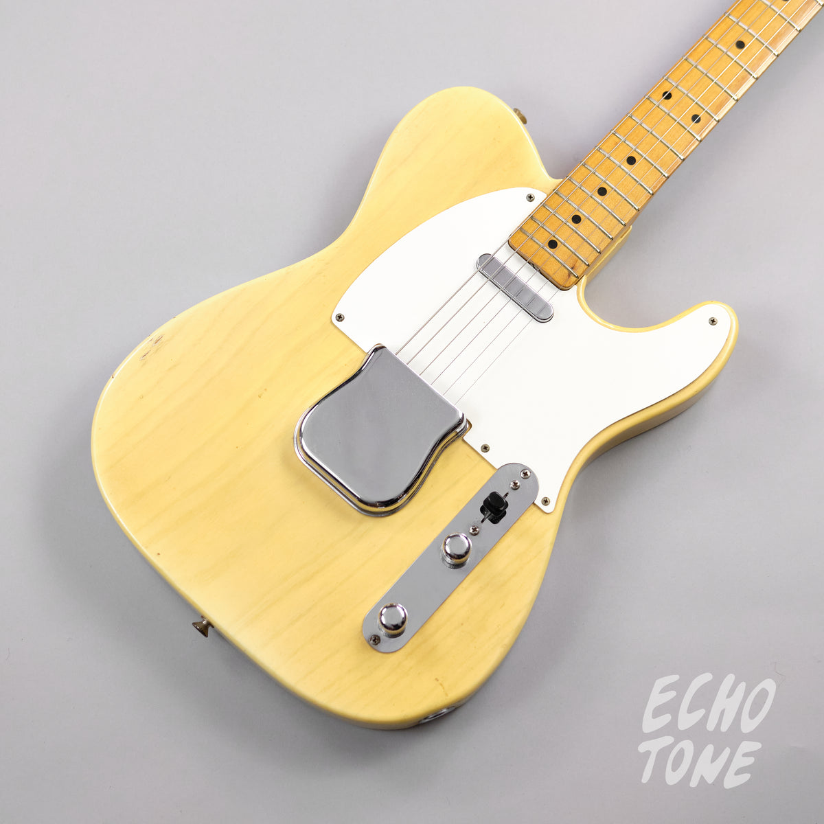 1955 Fender Telecaster (White-guard, Flat-pole Pickup, OHSC)