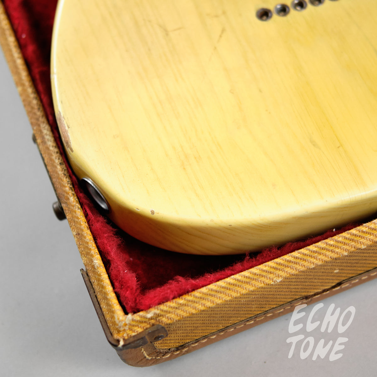 1955 Fender Telecaster (White-guard, Flat-pole Pickup, OHSC)