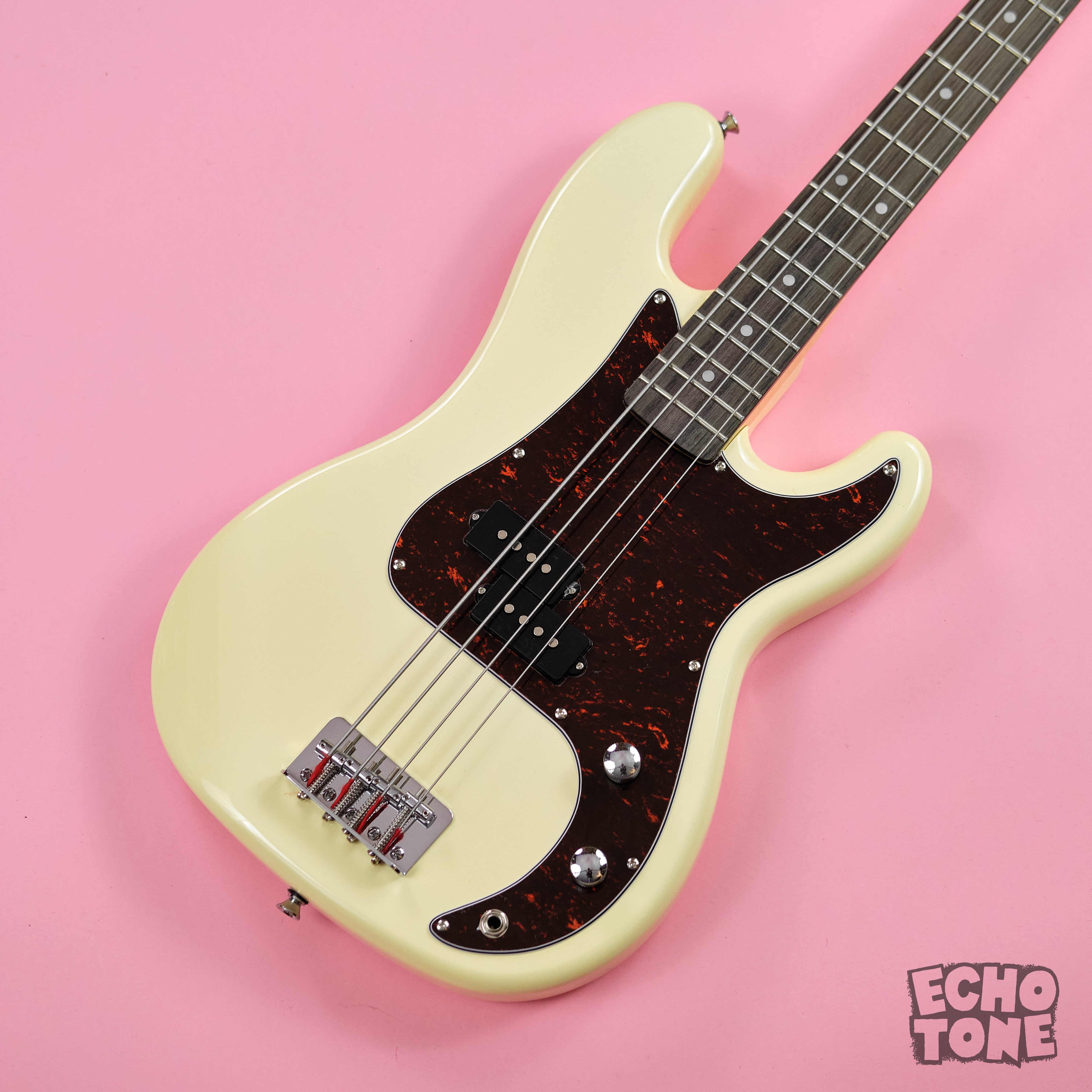 SX 3/4 Vintage Series Bass (Vintage White)