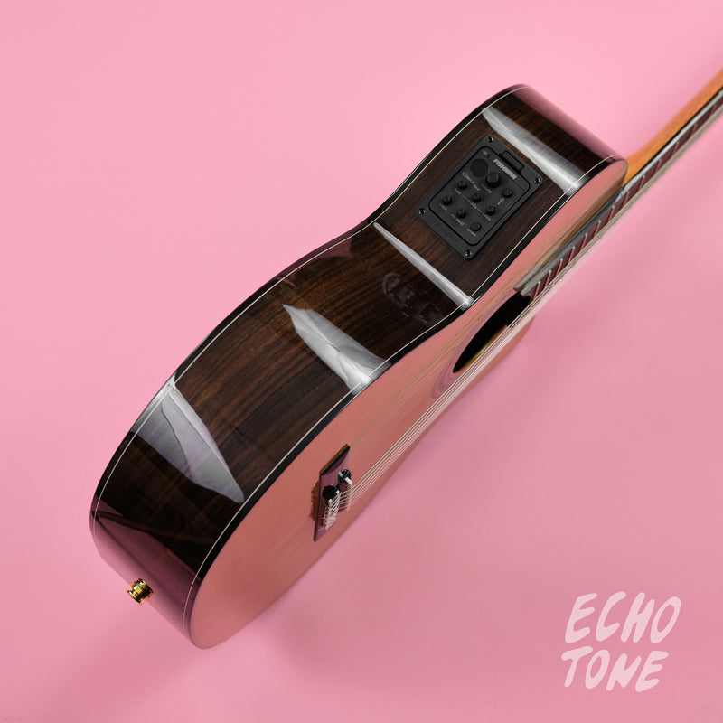 Katoh MCG50CEQ Classical Guitar (Cutaway, Pickup, Natural Satin)