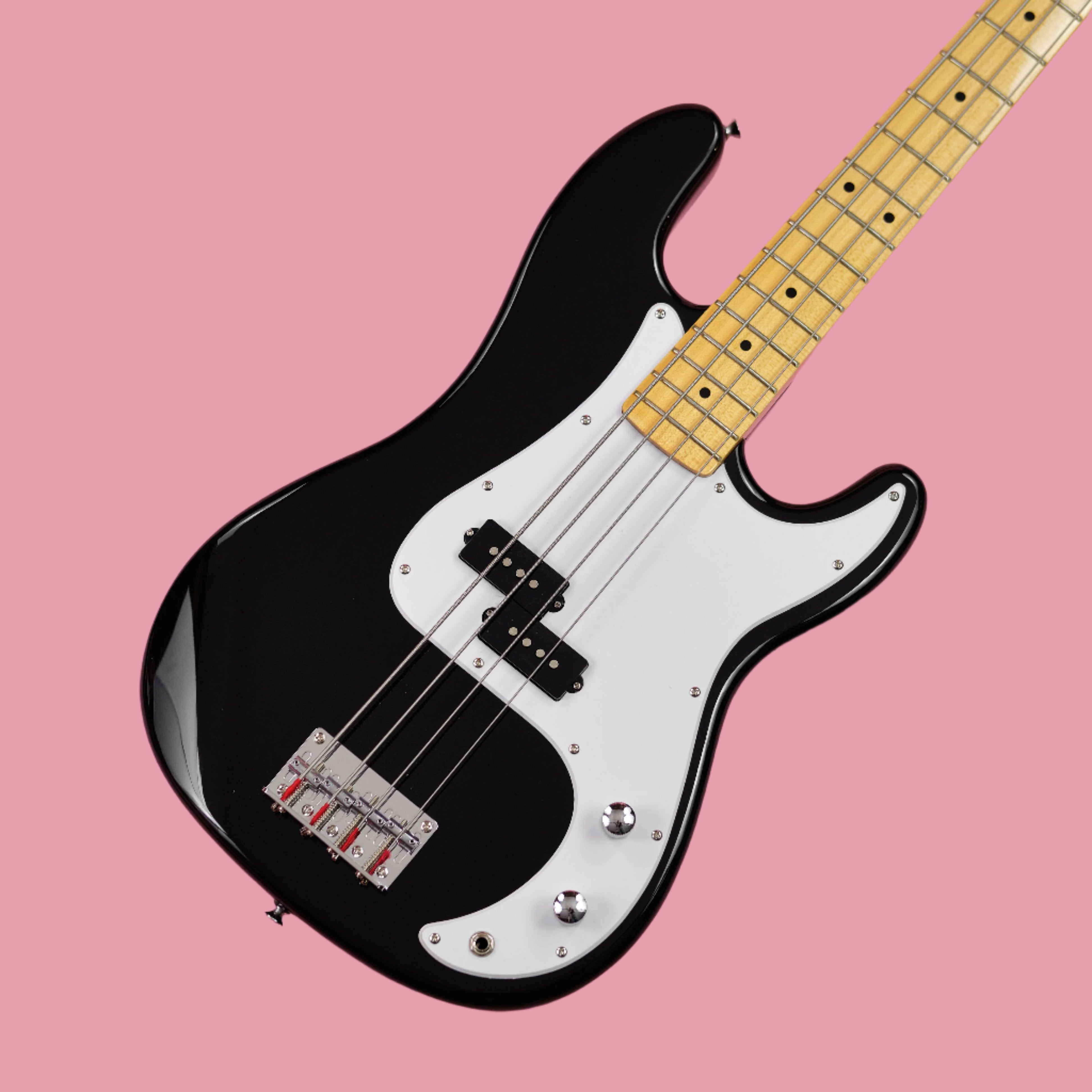 SX '57 Vintage Series Bass (Maple Neck, Black)