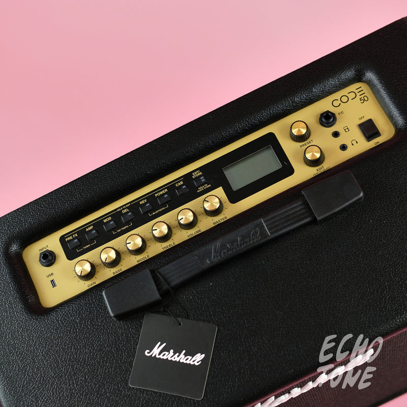 Marshall Code 50 Combo Amplifier (Multi FX, 50W, 1x12)