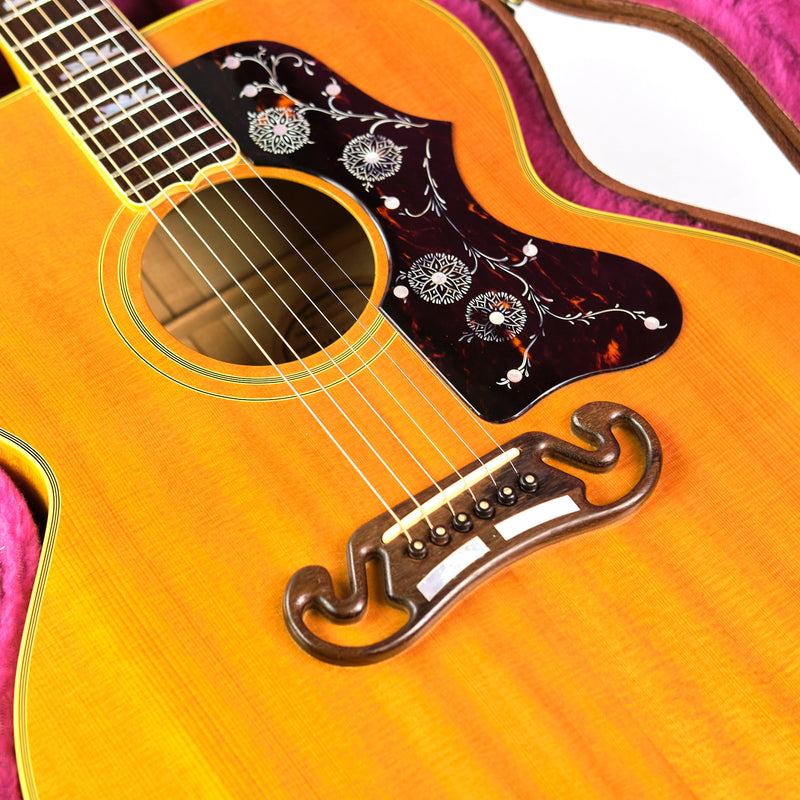 1990 Gibson SJ-200 Jumbo Acoustic (Natural Gloss, OHSC)