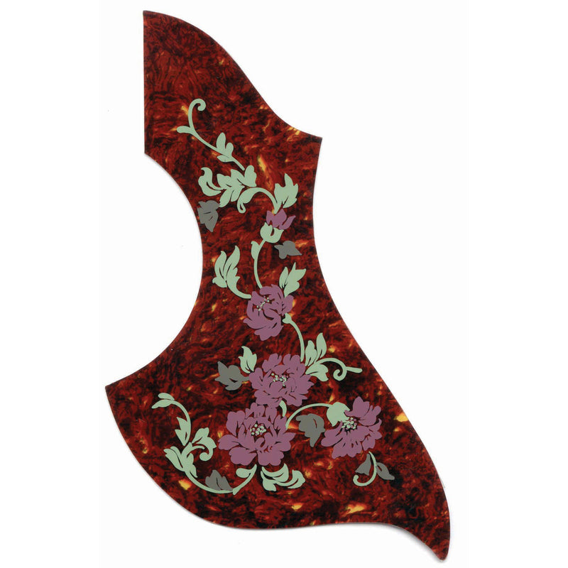 AMS  Acoustic Floral Style Tortoiseshell Scratchplate (GP682)