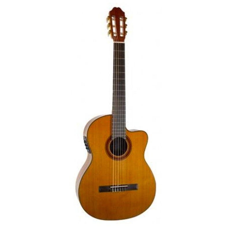 Katoh MCG40CEQ Classical Guitar (Cutaway, Pickup, Natural Gloss)