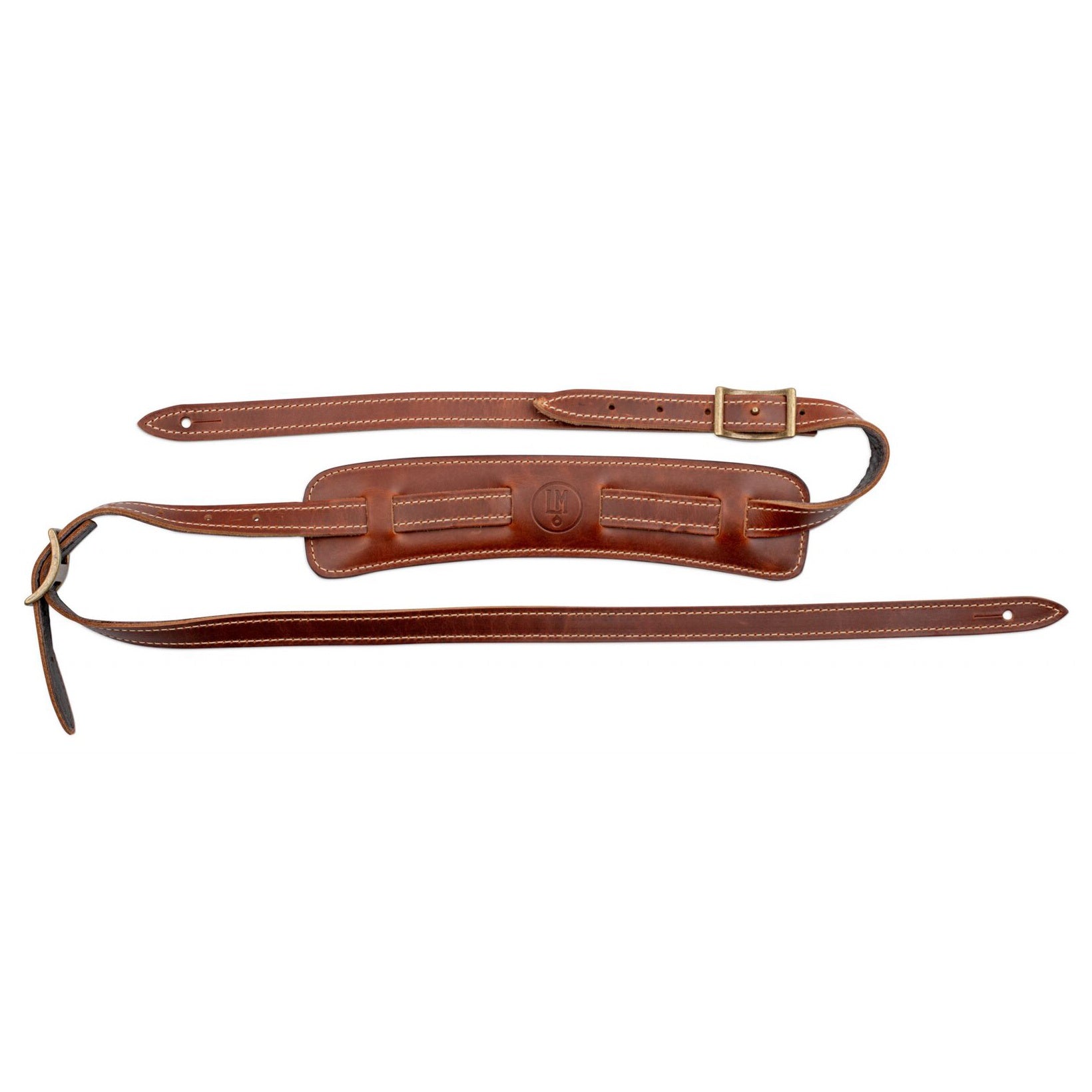 LM Vintage Premier Pull Up Leather Guitar Strap (LMX374)