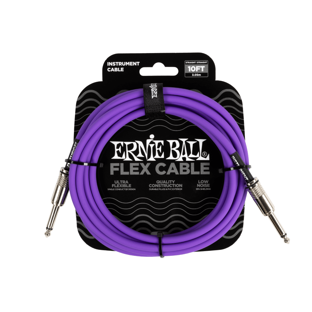 Ernie Ball Flex Instrument Cable 10ft (Various)