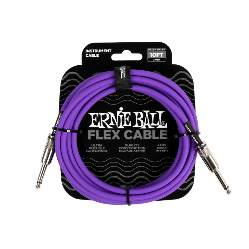 Ernie Ball Flex Instrument Cable 10ft (Various)