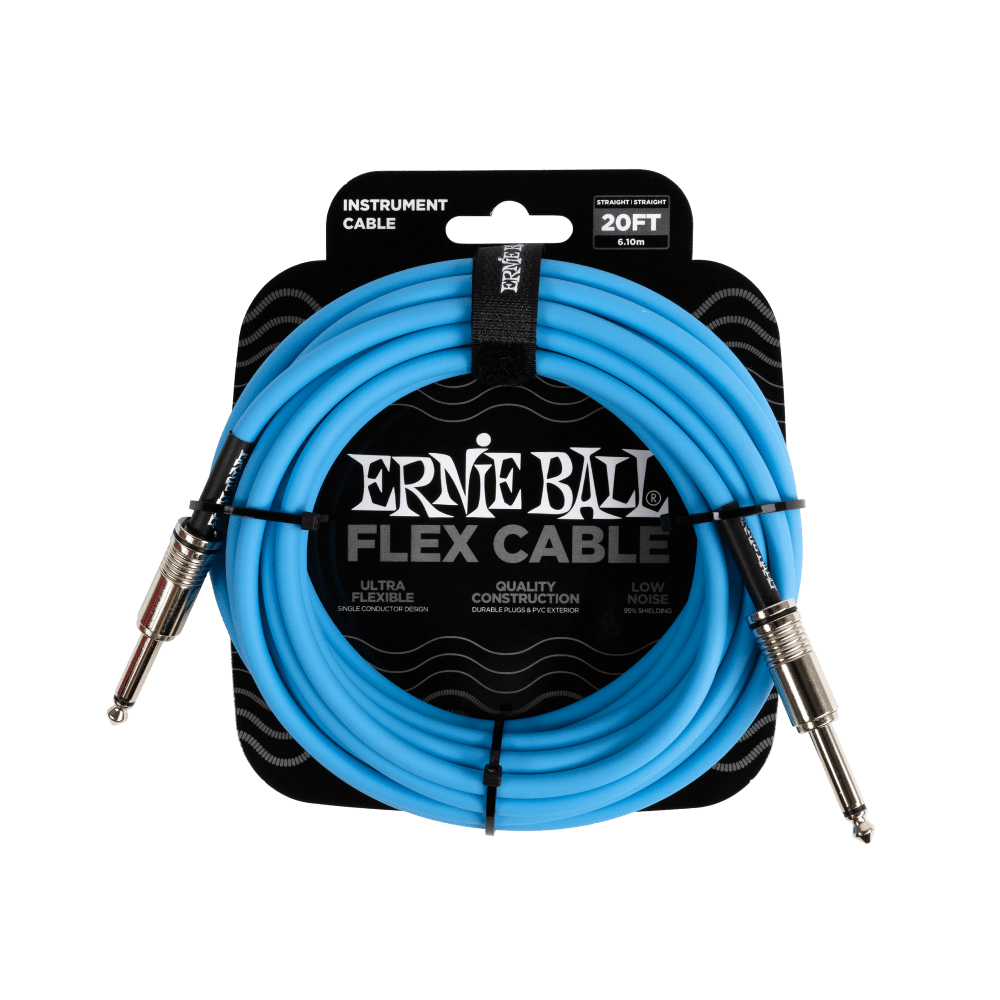 Ernie Ball Flex Instrument Cable 20ft (Various)