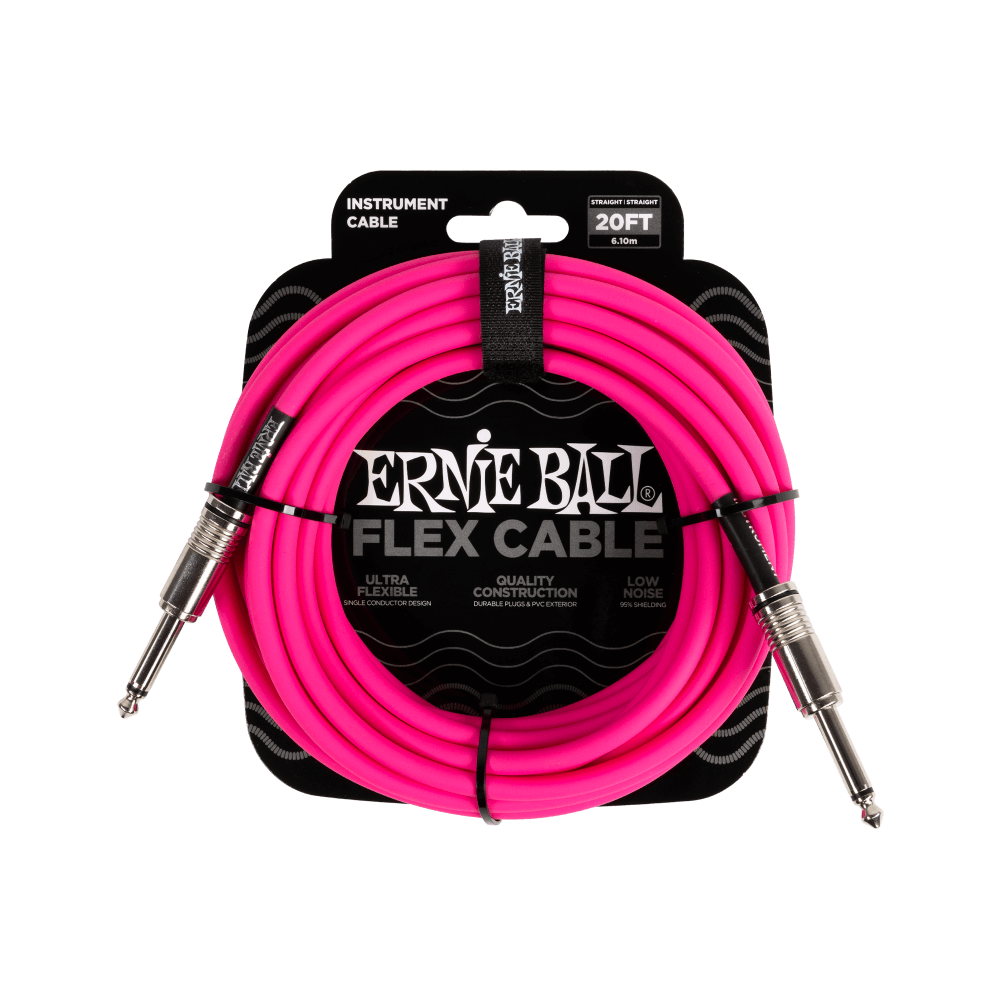 Ernie Ball Flex Instrument Cable 20ft (Various)