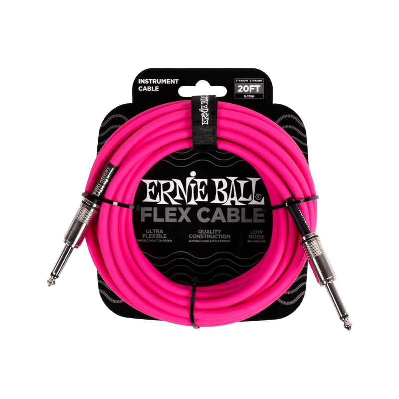 Ernie Ball Flex Instrument Cable 20ft (Various)