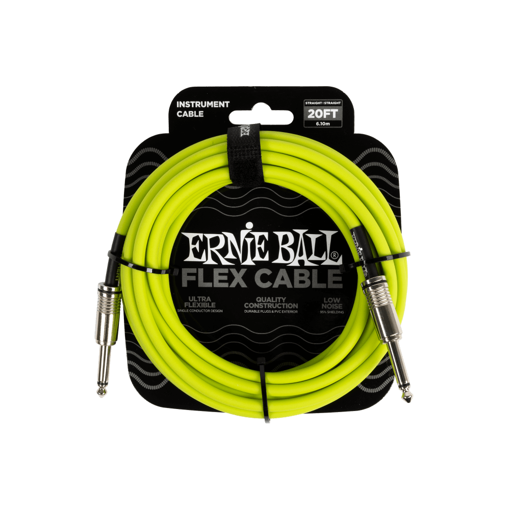 Ernie Ball Flex Instrument Cable 20ft (Various)