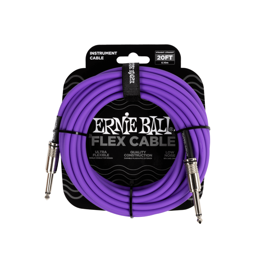 Ernie Ball Flex Instrument Cable 20ft (Various)