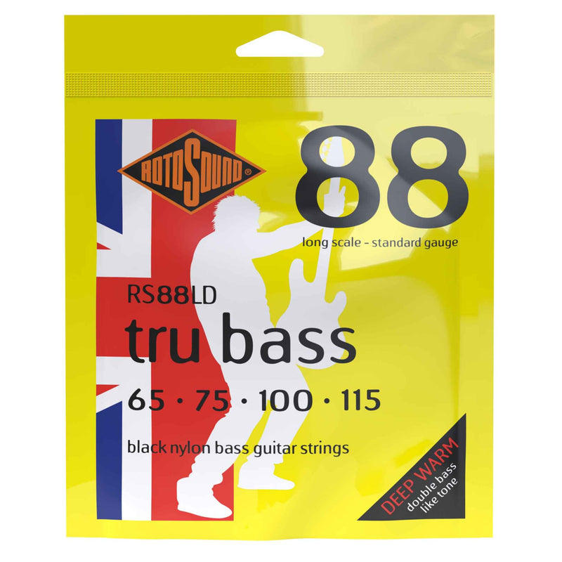 Rotosound RS88LD Tru Bass 88 Black Nylon Tape Wound 65-115