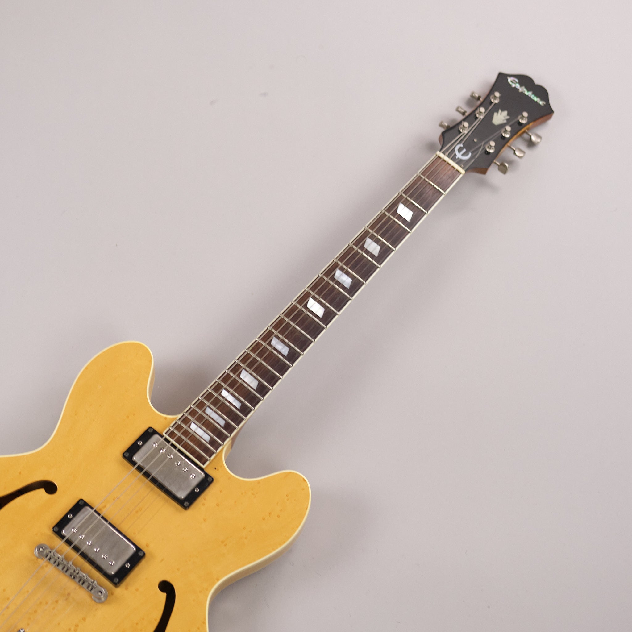 1993 Epiphone Riviera (Terada Factory, Made in Japan, Natural, HSC)