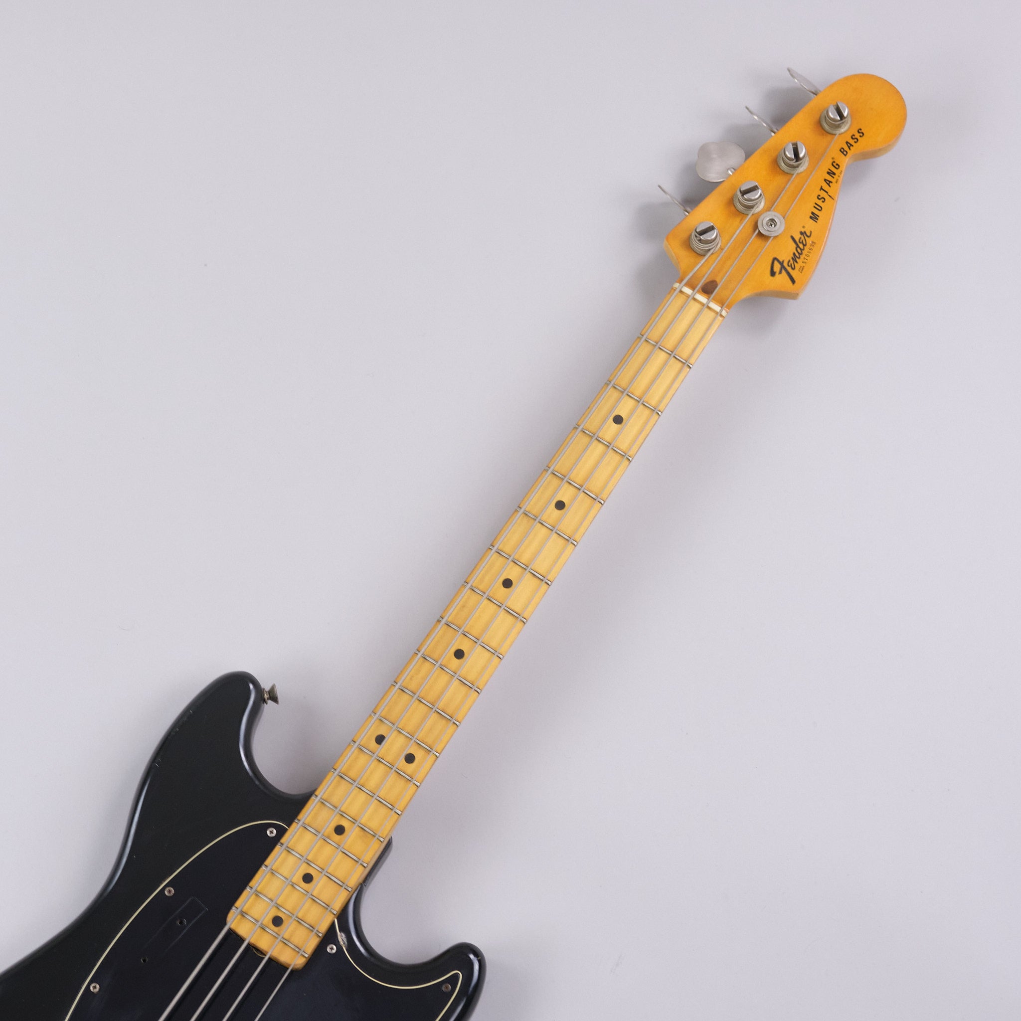 1977 Fender Mustang Bass (Made in USA, Black, Original Case)