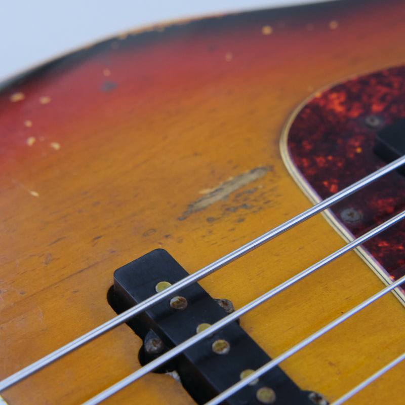 1973 Fender Jazz Bass (Made in USA, Sunburst, Fretless, OHSC)