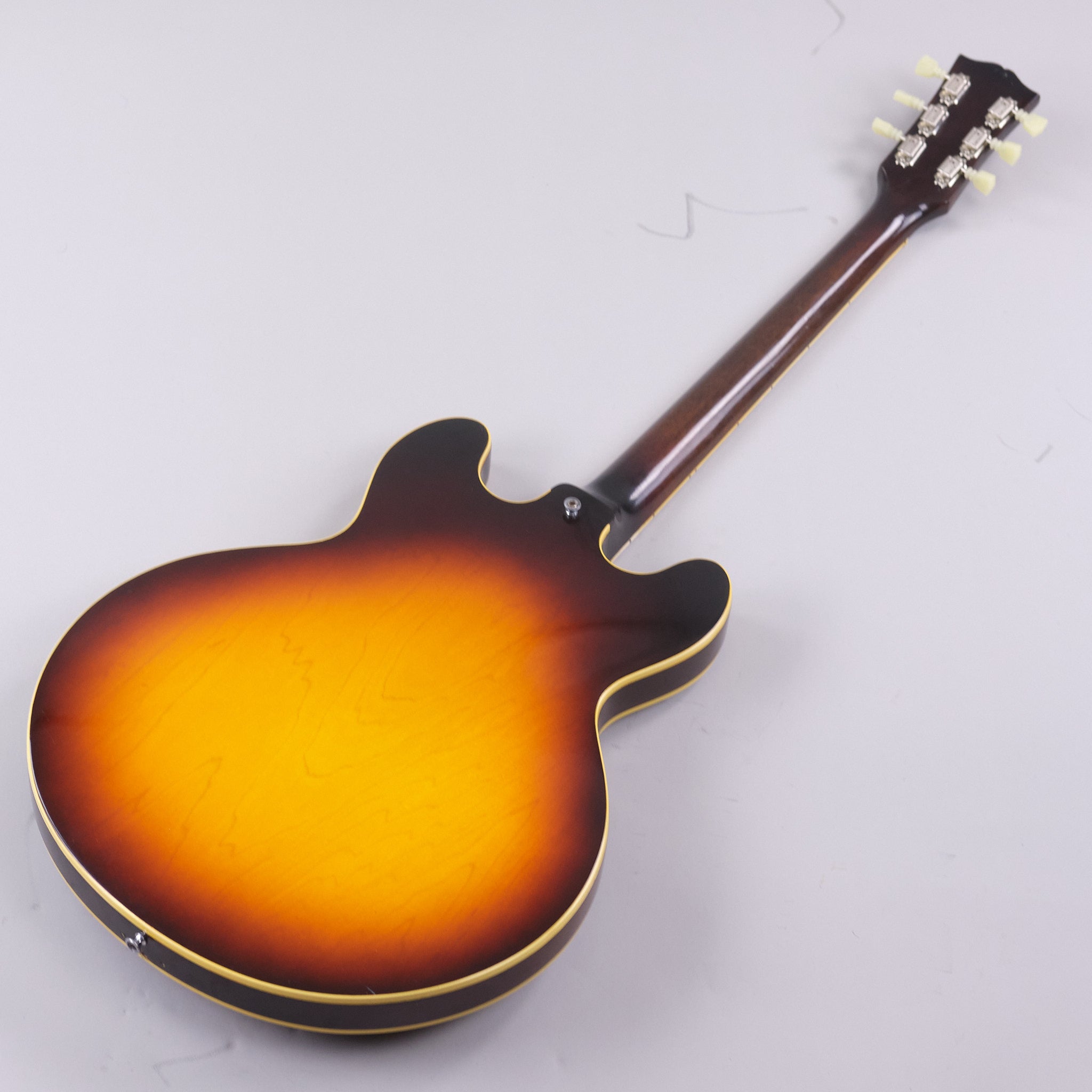 1965 Gibson ES-335TD (Wide Nut, Sunburst, Stoptail Conversion, Lifton 'Brown' Case, Case Candy)