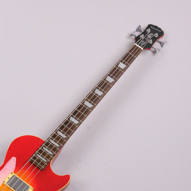 1997 Epiphone Les Paul Deluxe Bass (Made in Korea, Cherry Sunburst)