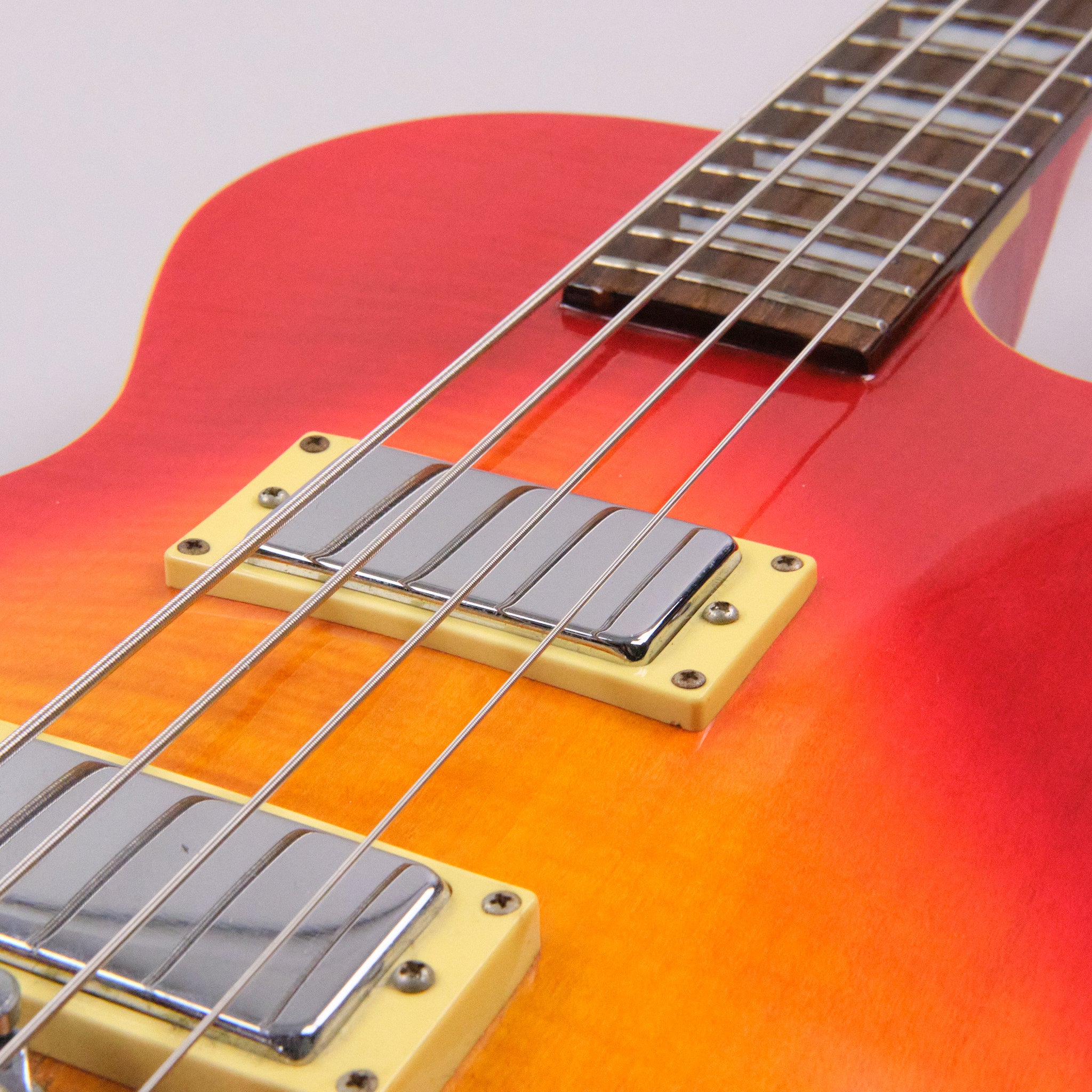 1997 Epiphone Les Paul Deluxe Bass (Made in Korea, Cherry Sunburst)