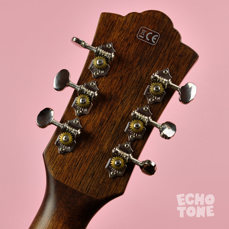 Guild BT-240E Baritone Acoustic Guitar (Natural, Pickup, Deluxe Gig Bag)