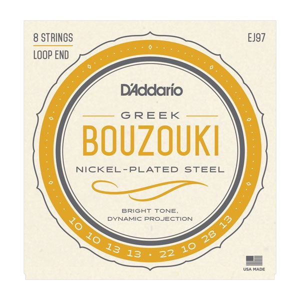 EJ97 D'Addario Bouzouki Strings - Nickel (Various)