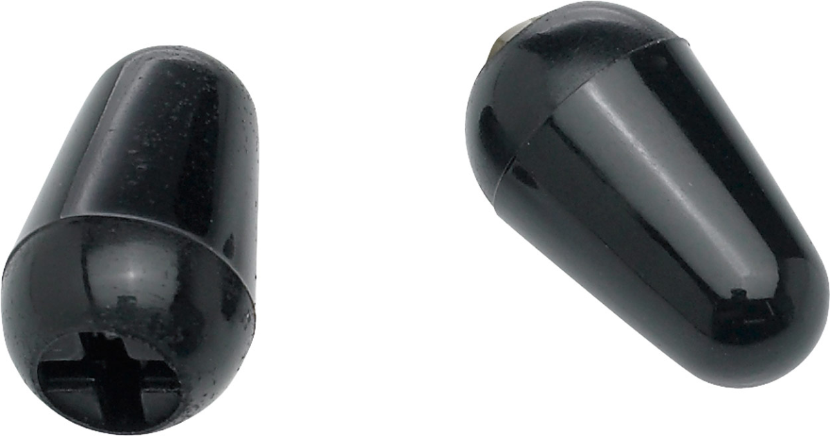 Fender Stratocaster Switch Tips, Black (Set of 2)