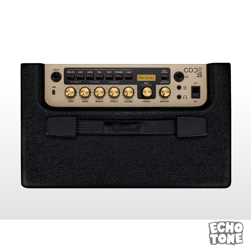 Marshall Code 25 Combo Amplifier (Multi FX, 25W, 1x10)