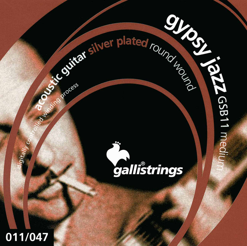 Galli Gypsy Jazz Guitar Strings  (Silver Plated)