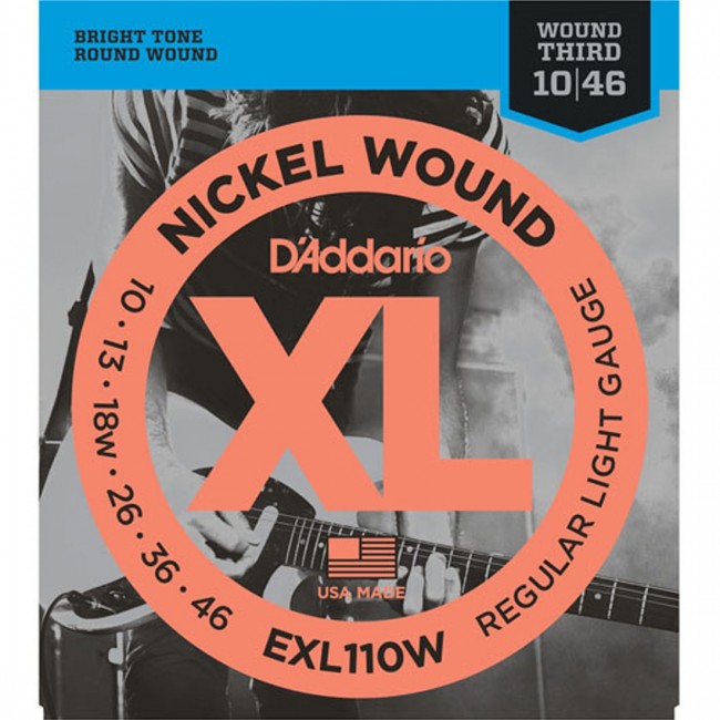 D'Addario XL Nickel Round Wound Electric Guitar Strings