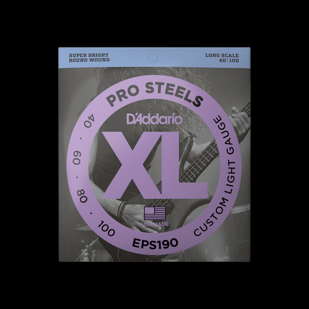 D'Addario XL ProSteels Bass Guitar Strings