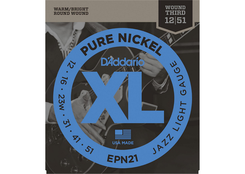 D'Addario XL Pure Nickel Electric Guitar Strings