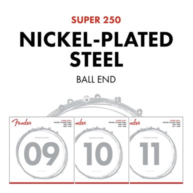 Fender Super 250's Nickel Plated Electric Guitar Strings