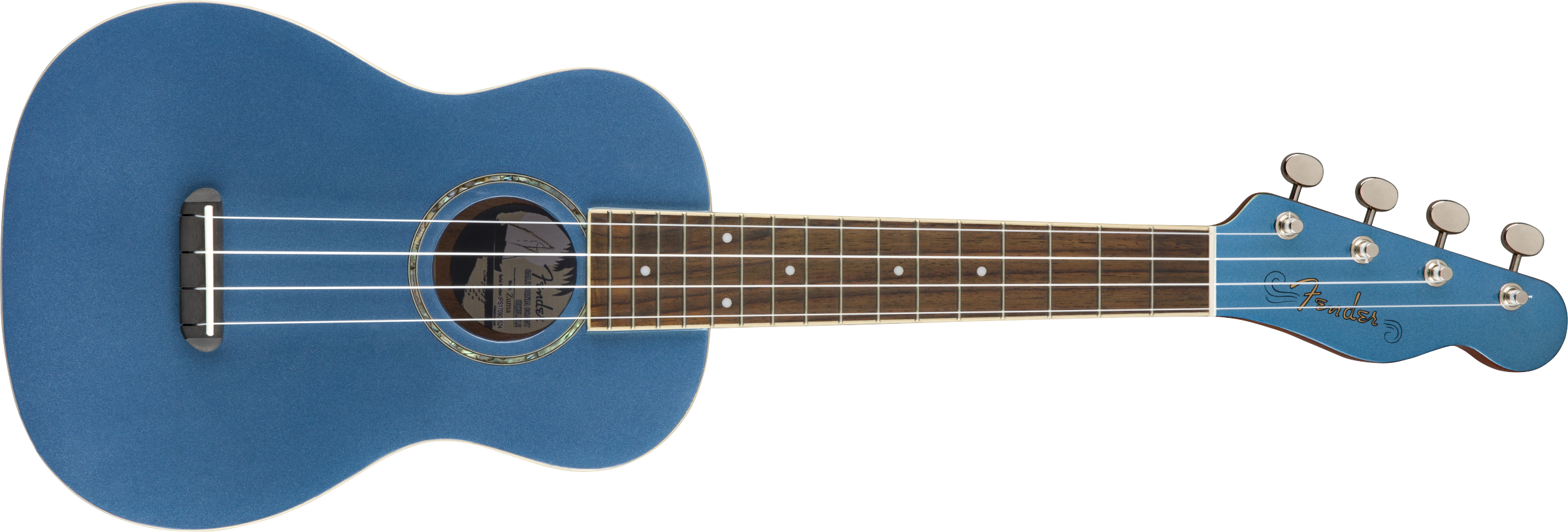 Fender Zuma Classic Concert Ukulele (Lake Placid Blue)