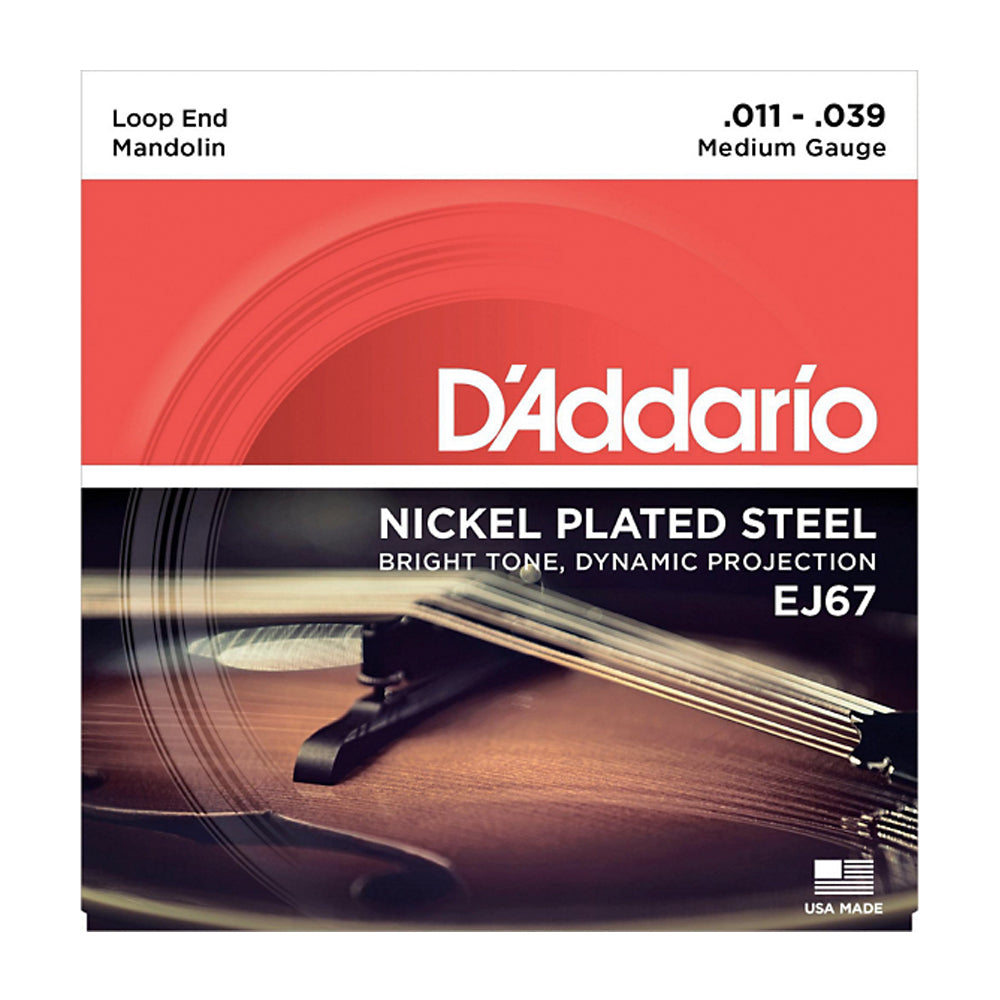 EJ67 D'Addario Nickel Mandolin Strings