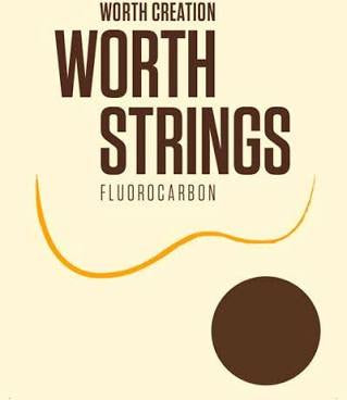 Worth Brown Fluorocarbon Ukulele Strings (Various Sizes, Made in Japan)
