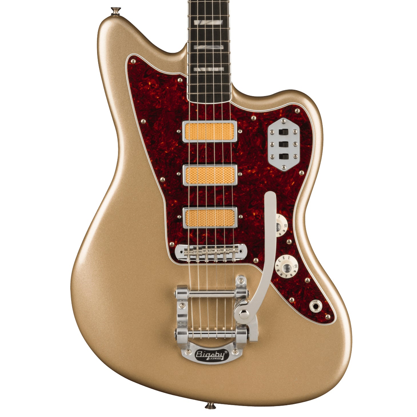 Fender Gold Foil Jazzmaster (Ebony Fingerboard, Shoreline Gold)