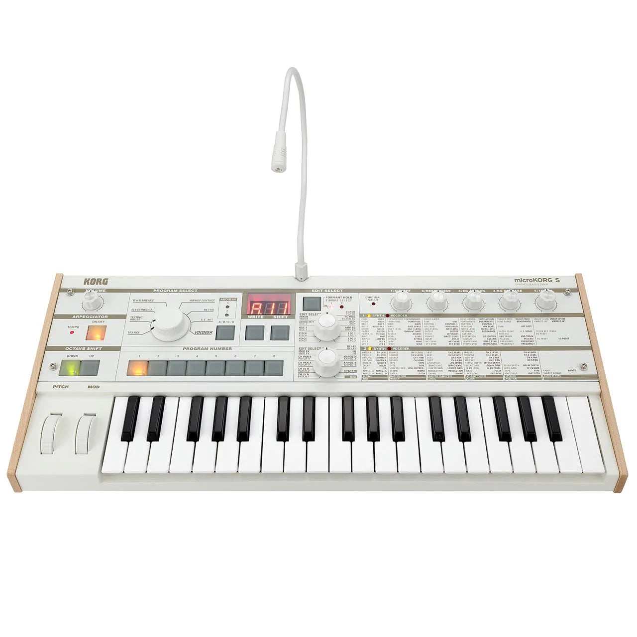 Korg MicroKorg S Analog Modelling Synthesizer & Vocoder